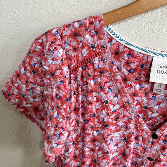 Boho Floral Dress with tassel tie Waist Size XS - Picture 9 of 12